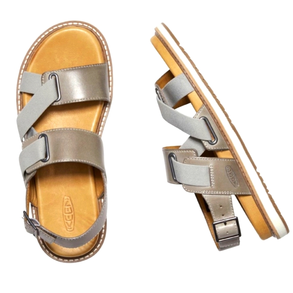 Women’s Keen Lana Z-Strap Plaza Sandal Brown Leather Shoe